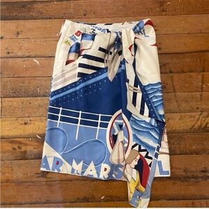 Rare Ralph Lauren Marsielle French Line silk skirt